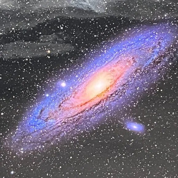 Space Photo Poster Andromeda Galaxy by Astrophotographer Keith Egger 16"x12" - Picture 2 of 9